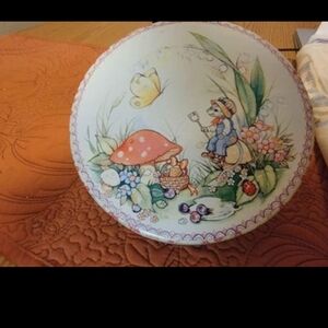 Vintage Mushroom and Doormouse Tin